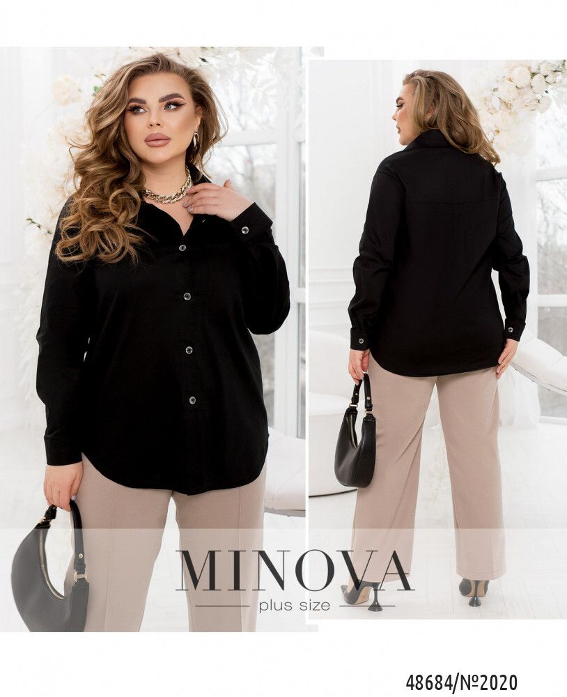Блуза 2020-черный Minova