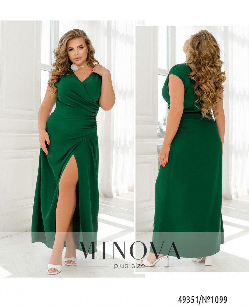 Платье 1099-зеленый Minova