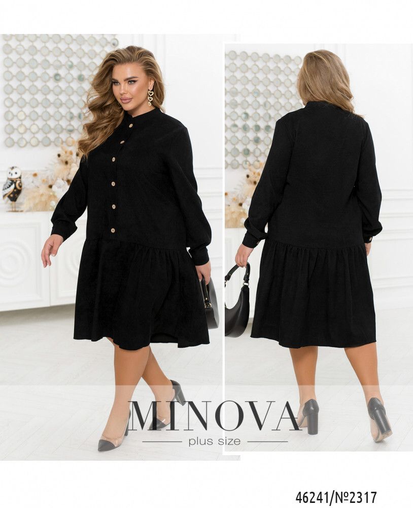 Платье 2317-черный Minova