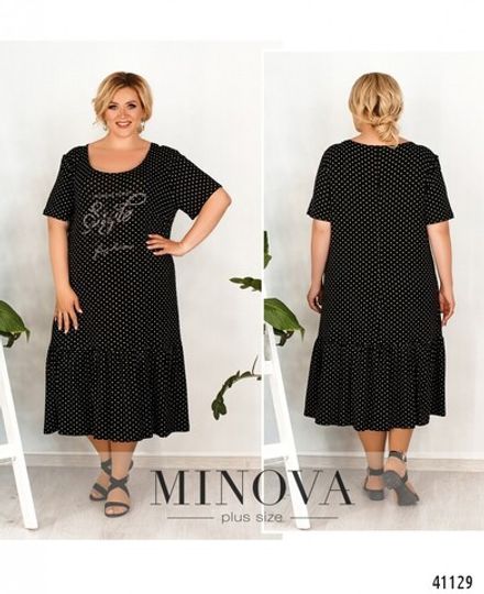 Платье 182Б-черный Minova Фото 1