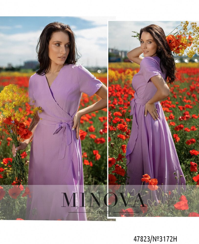 Платье 3172Н-Лиловый Minova