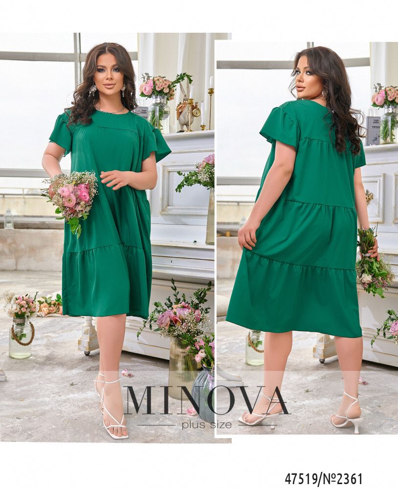 Платье 2361-зеленый Minova