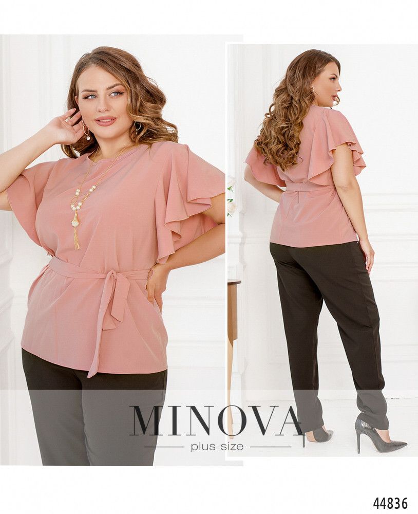 Блуза 2253-пудра Minova