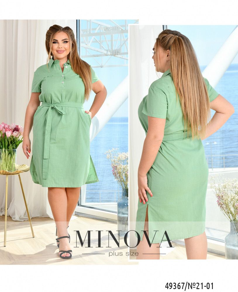 Платье 21-01-оливка Minova