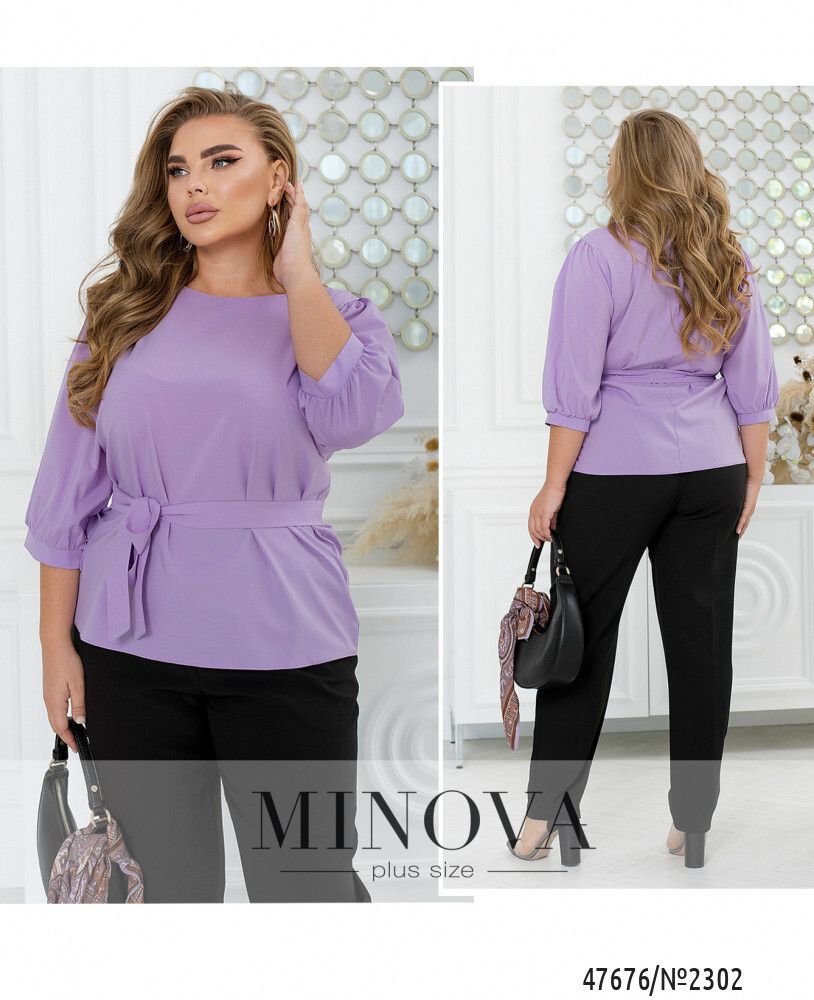 Блуза 2302-лаванда Minova