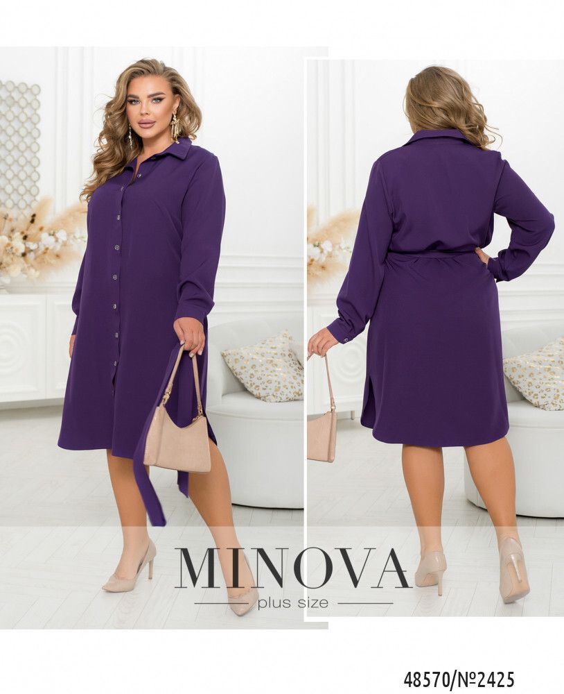 Платье 2425-фиолетовый Minova