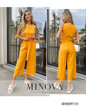 Комбинезон 1131-горчица Minova Фото 1