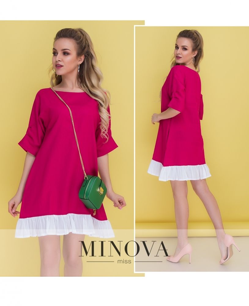 Платье 1027-малиновый Minova