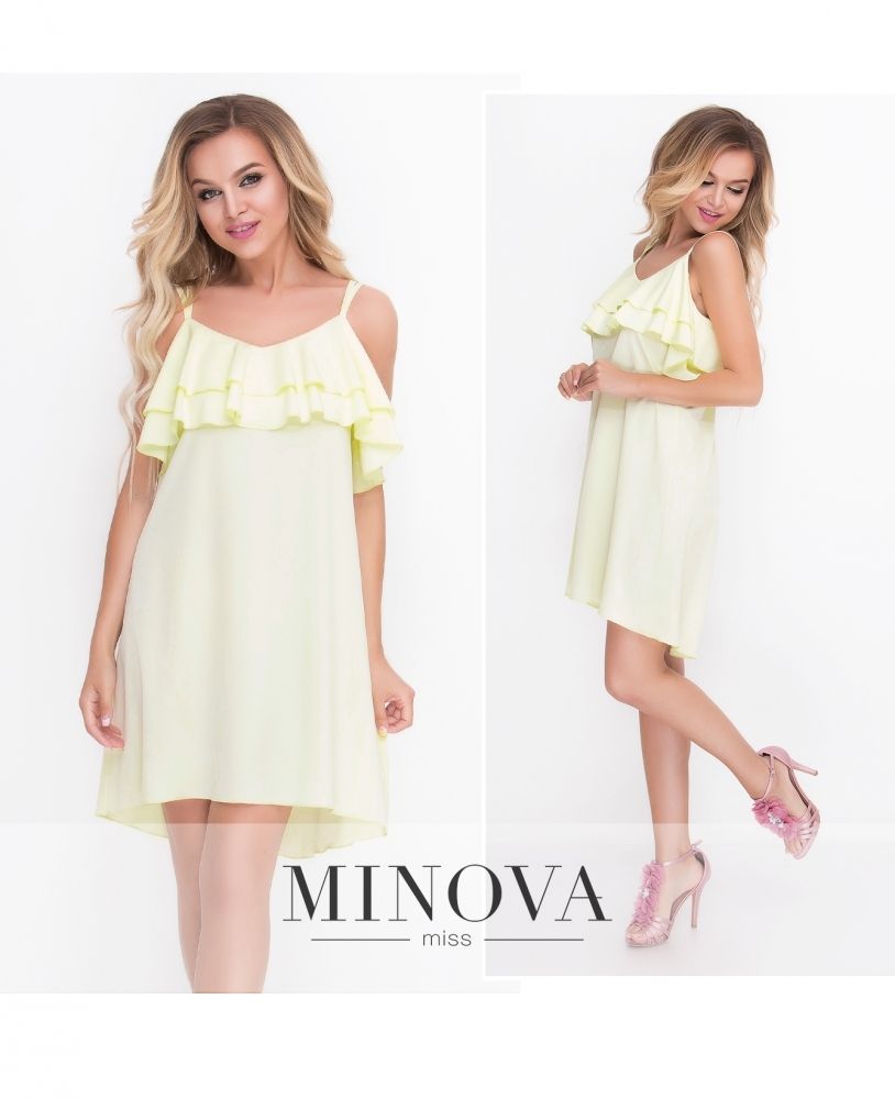 Платье 8582-желтый Minova