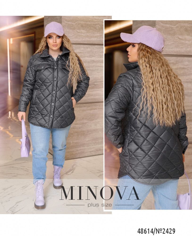 Куртка 2429-серый Minova