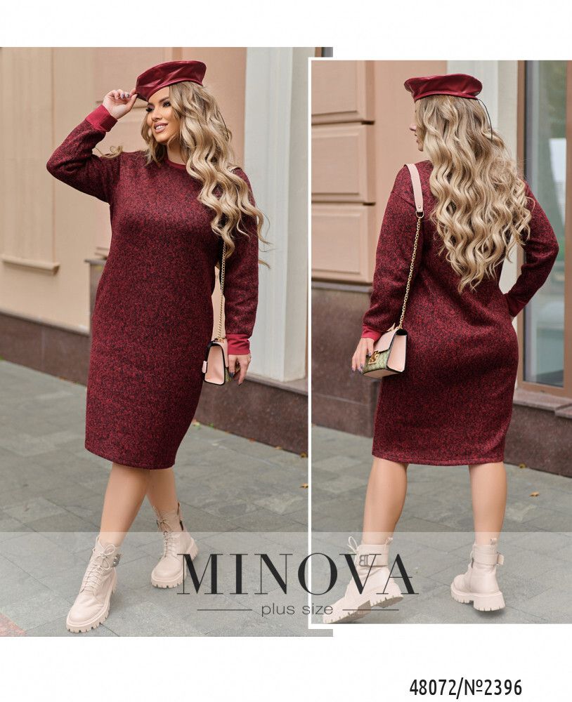 Платье 2396-красный Minova