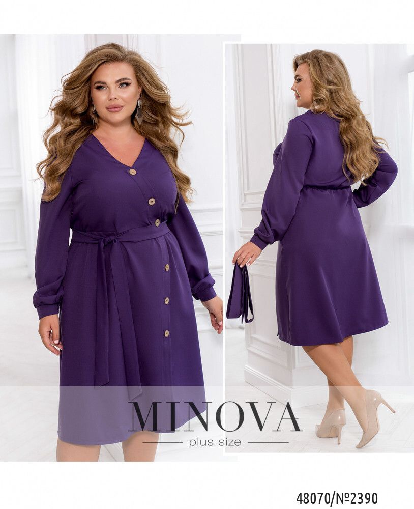 Платье 2390-фиолетовый Minova