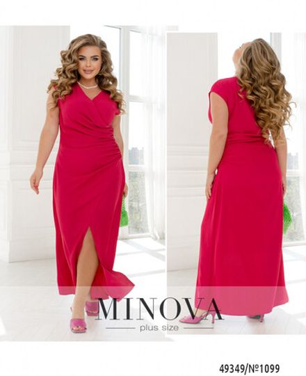 Платье 1099-малиновый Minova Фото 1