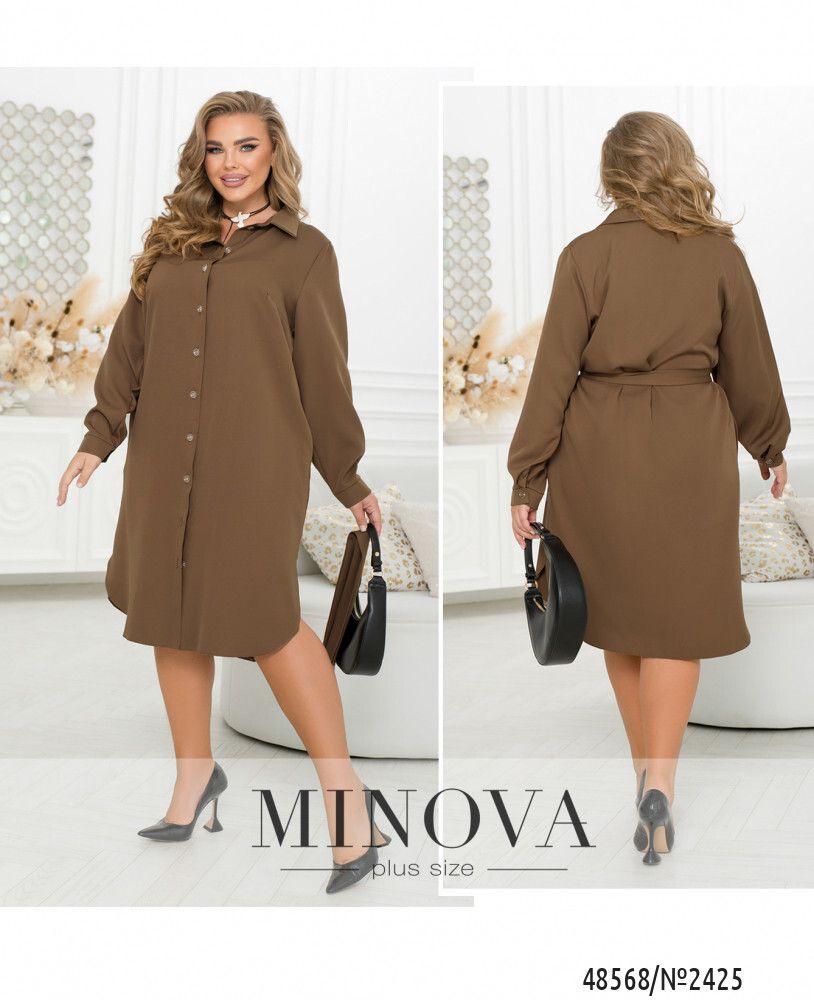 Платье 2425-коричневий Minova