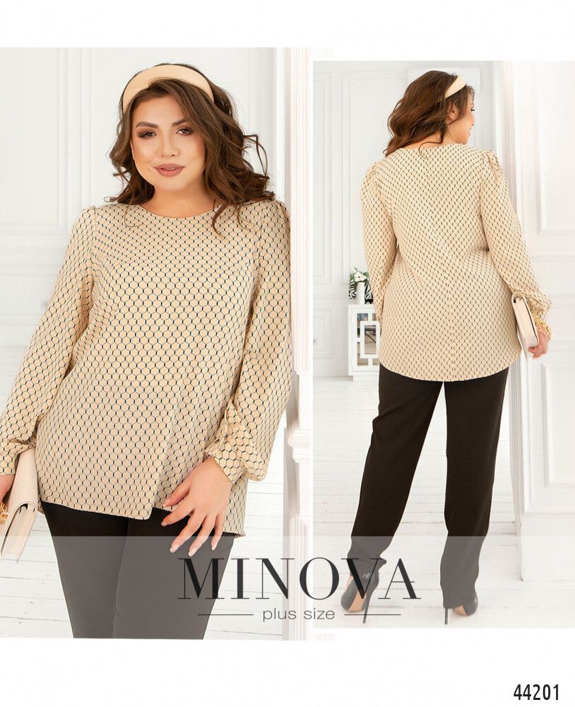 Блуза 2238-пудра Minova
