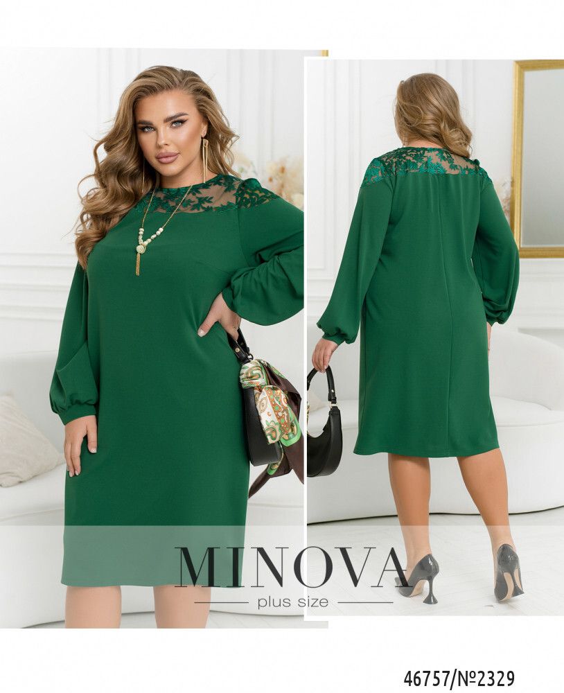 Платье 2329-зеленый Minova