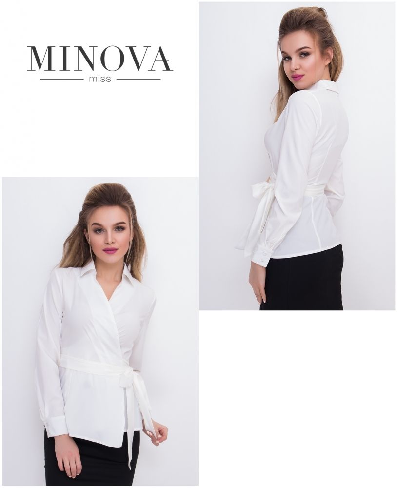 Блуза 3007-белый Minova
