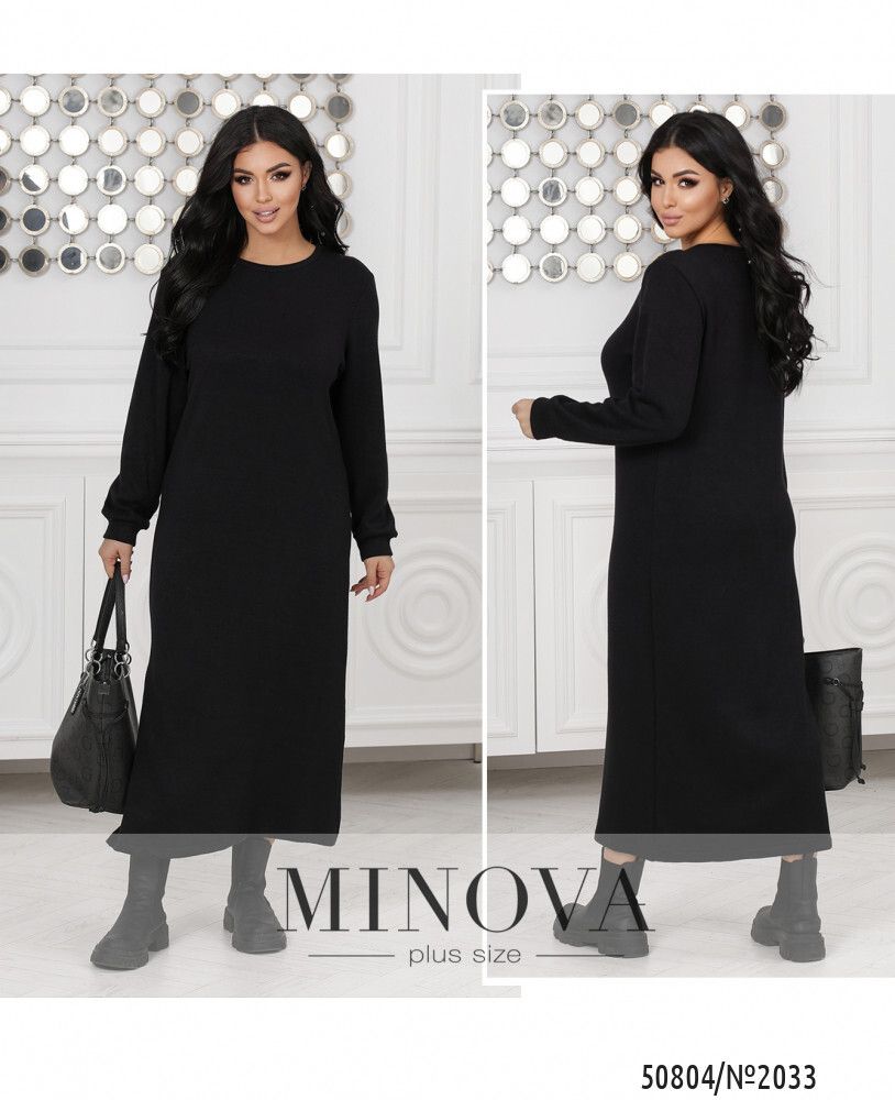 Платье 2033-черный Minova
