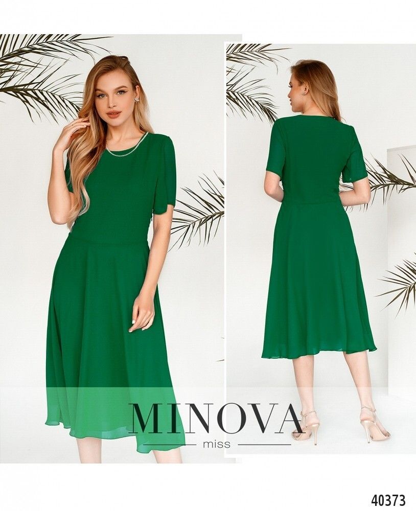 Платье 3148-зеленый Minova