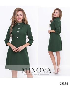 Платье 8594-хаки Minova Фото 1