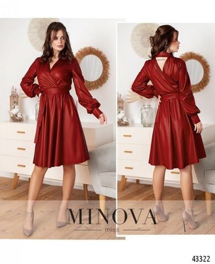 Платье 1078-красный Minova Фото 1