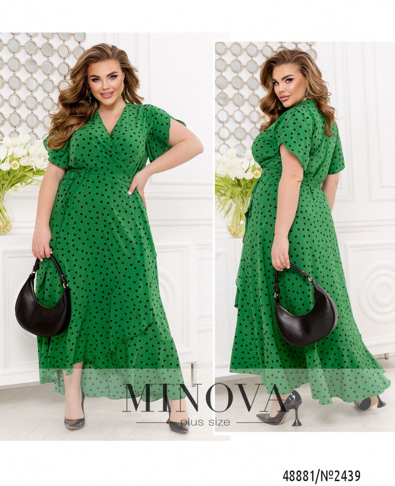 Платье 2439-зеленый Minova