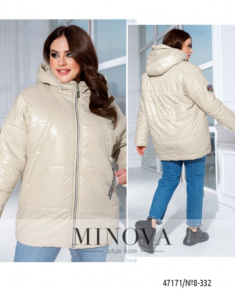 Куртка №8-332-бежевый Minova