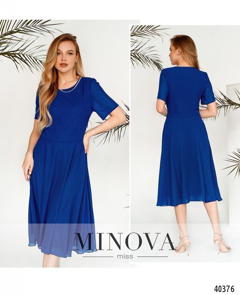 Платье 3148-синий Minova