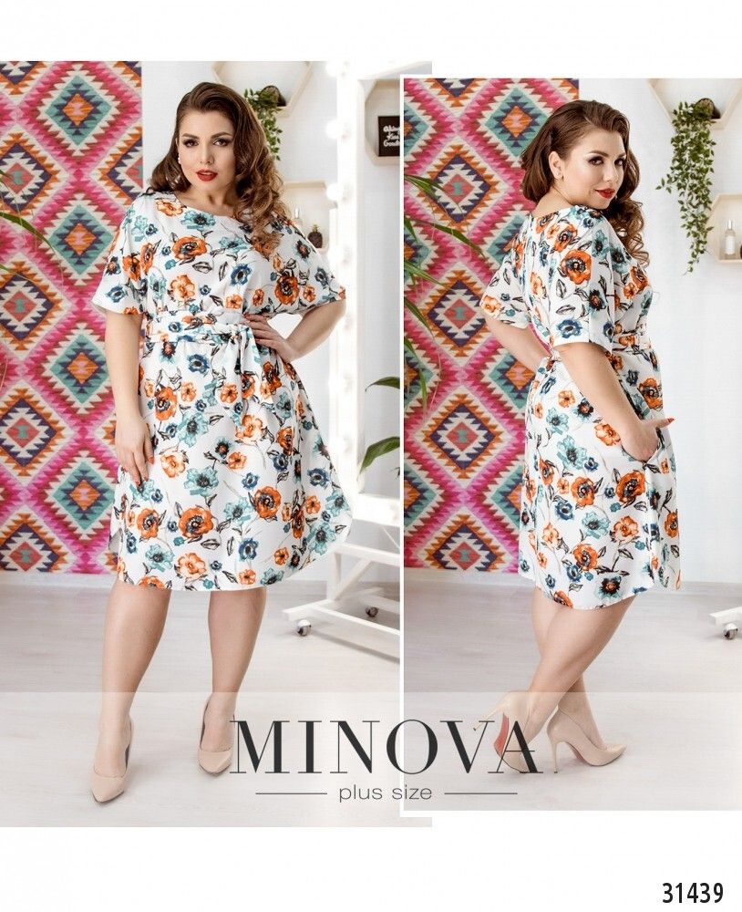 Платье 19-001-молочный Minova