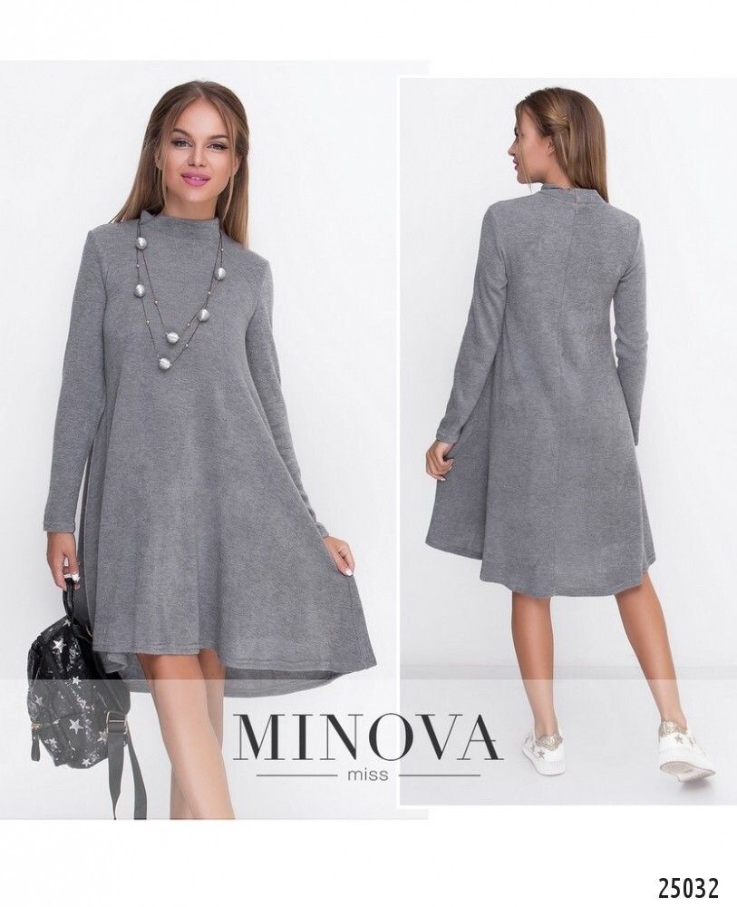 Платье 3105-серый Minova