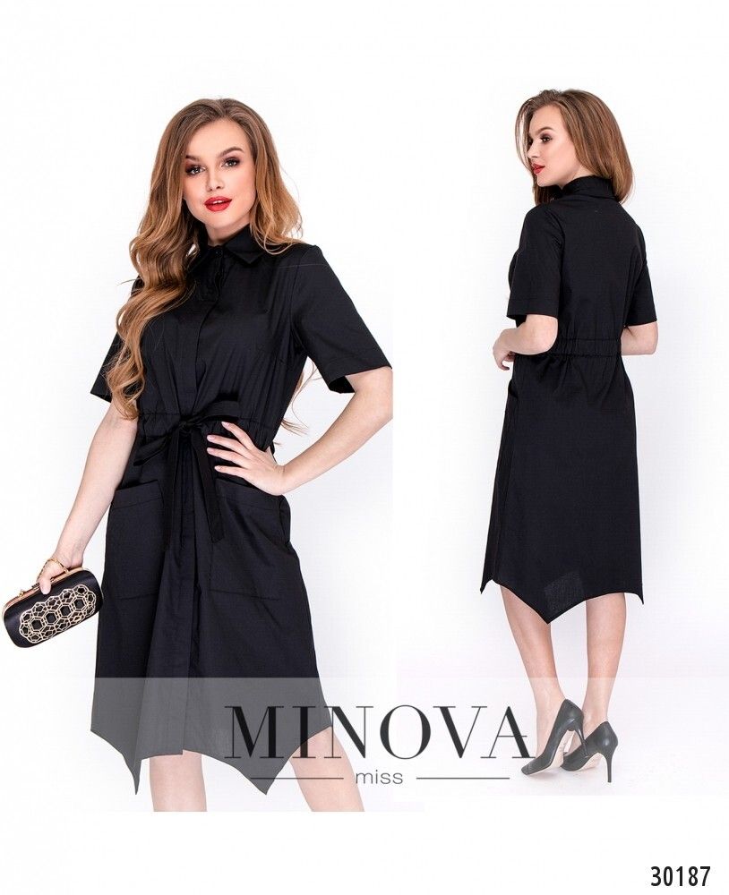 Платье 8604-черный Minova