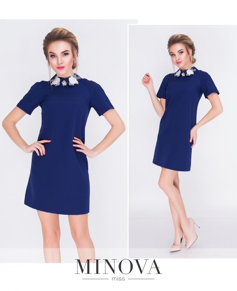 Платье 3093-синий Minova
