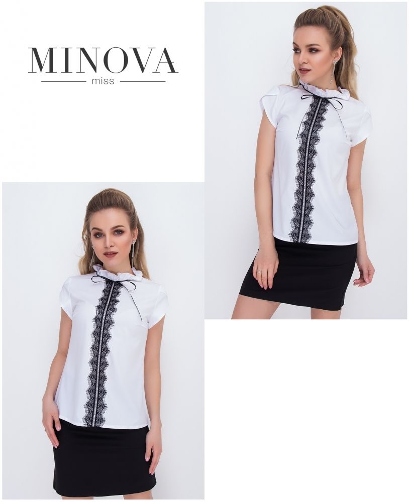 Блуза 1049-белый Minova