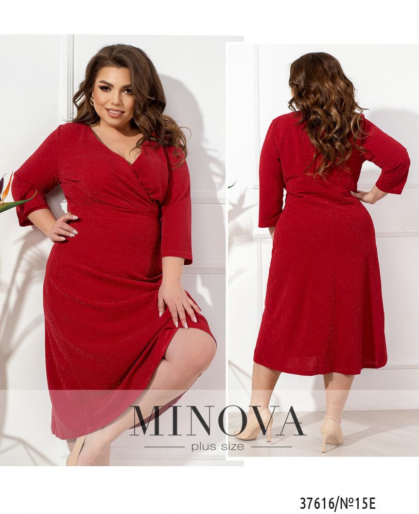 Платье 15Е-красный Minova