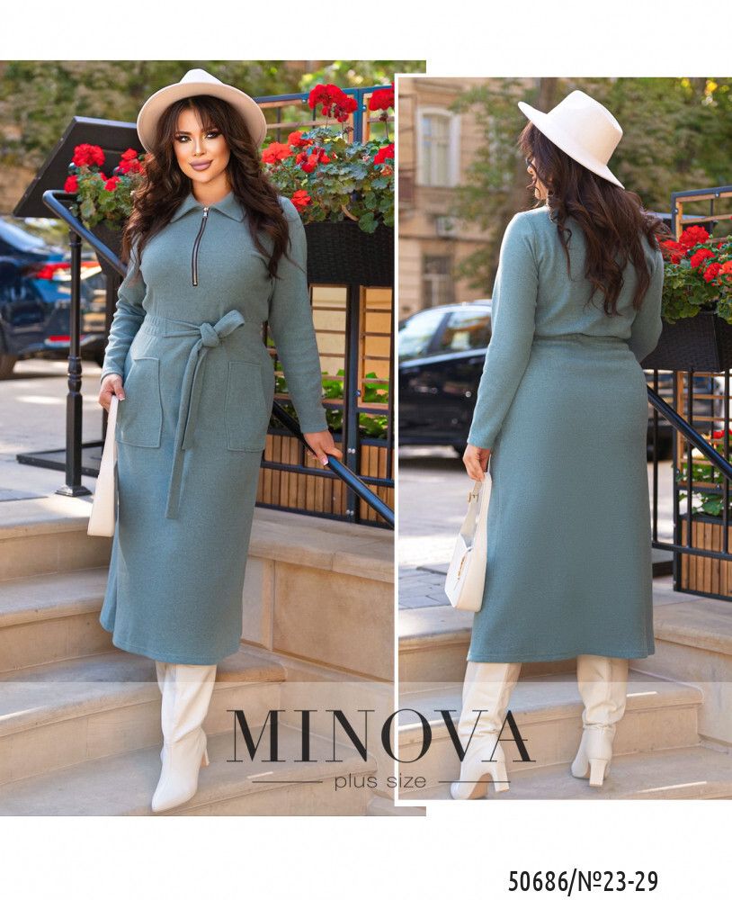 Платье 23-29-бирюзовый Minova
