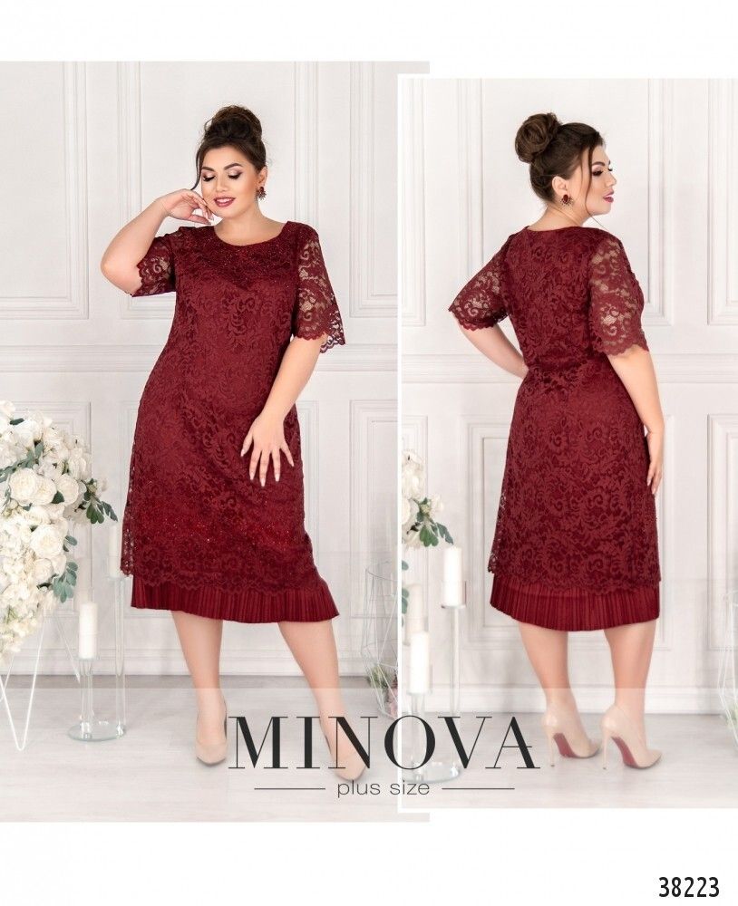 Платье 19-10-марсала Minova