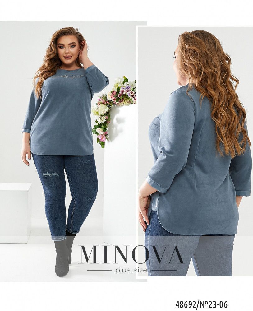 Кофточка 23-06-Джинсовый Minova