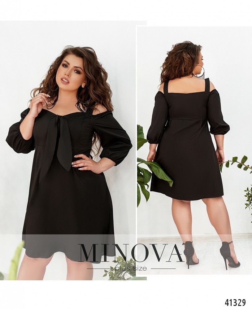 Платье 0138-черный Minova