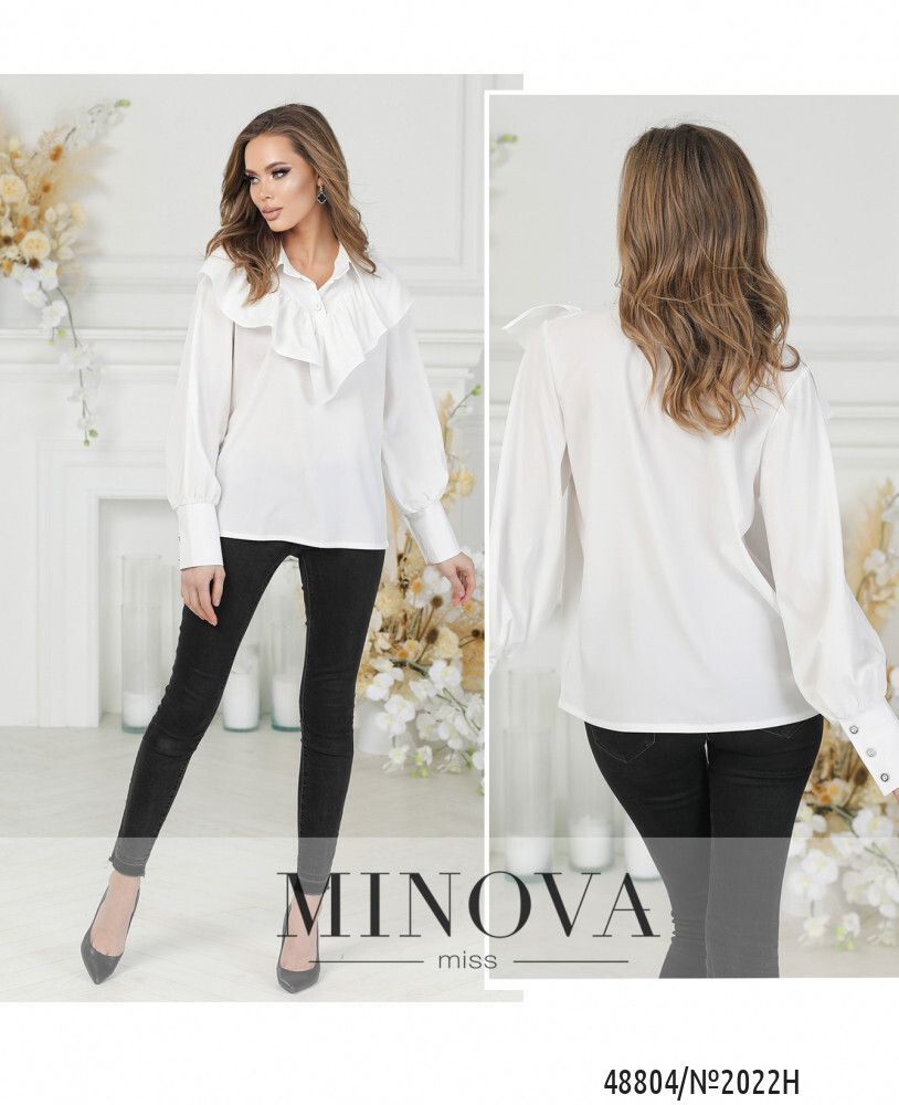 Блуза 2022Н-белый Minova