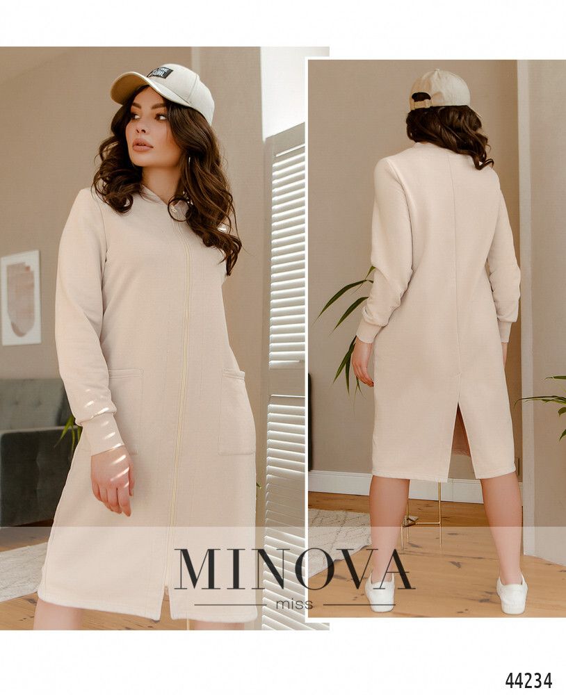 Платье 2152-серый Minova