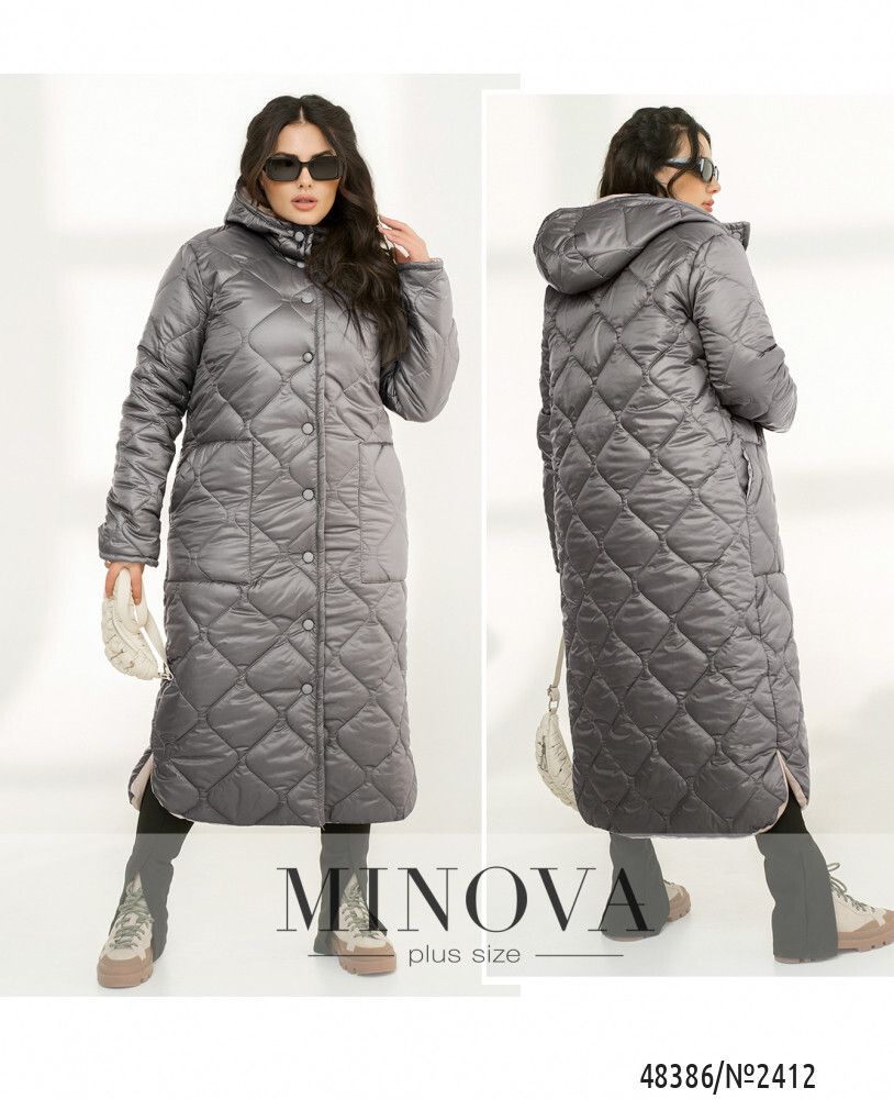 Куртка 2412-серый Minova