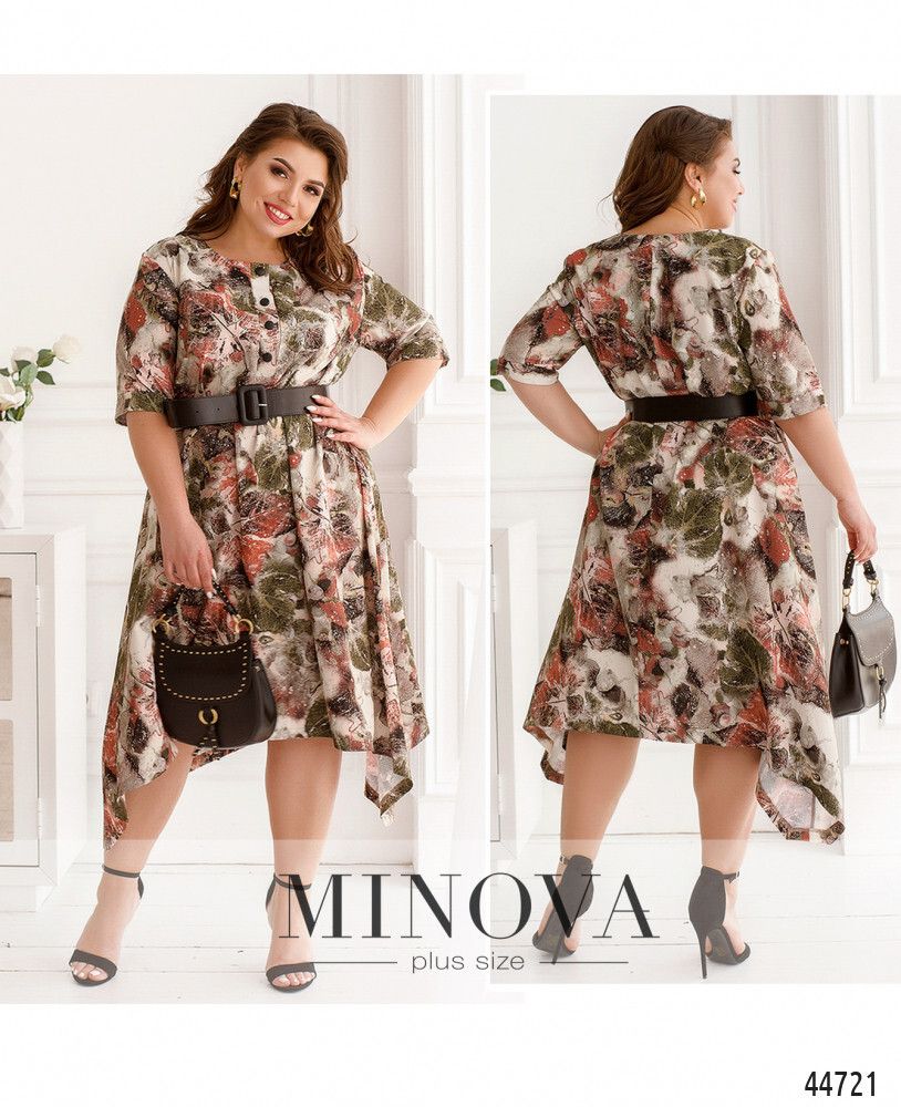 Платье 187-хаки Minova