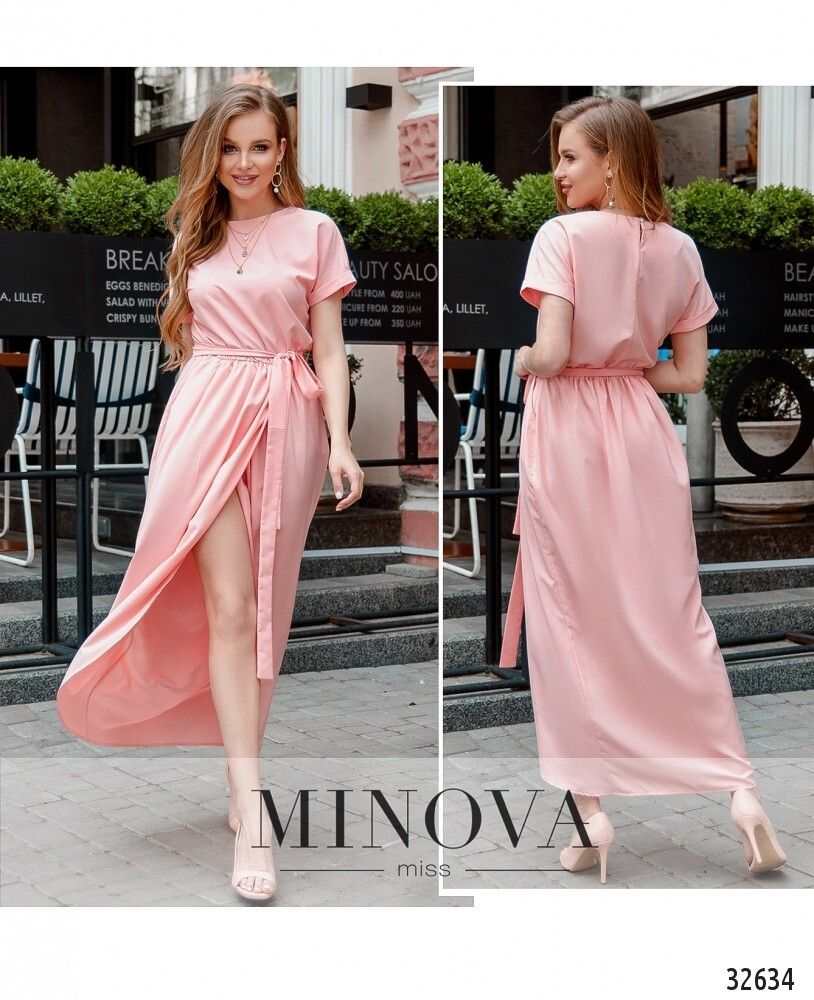 Платье 8609-пудра Minova