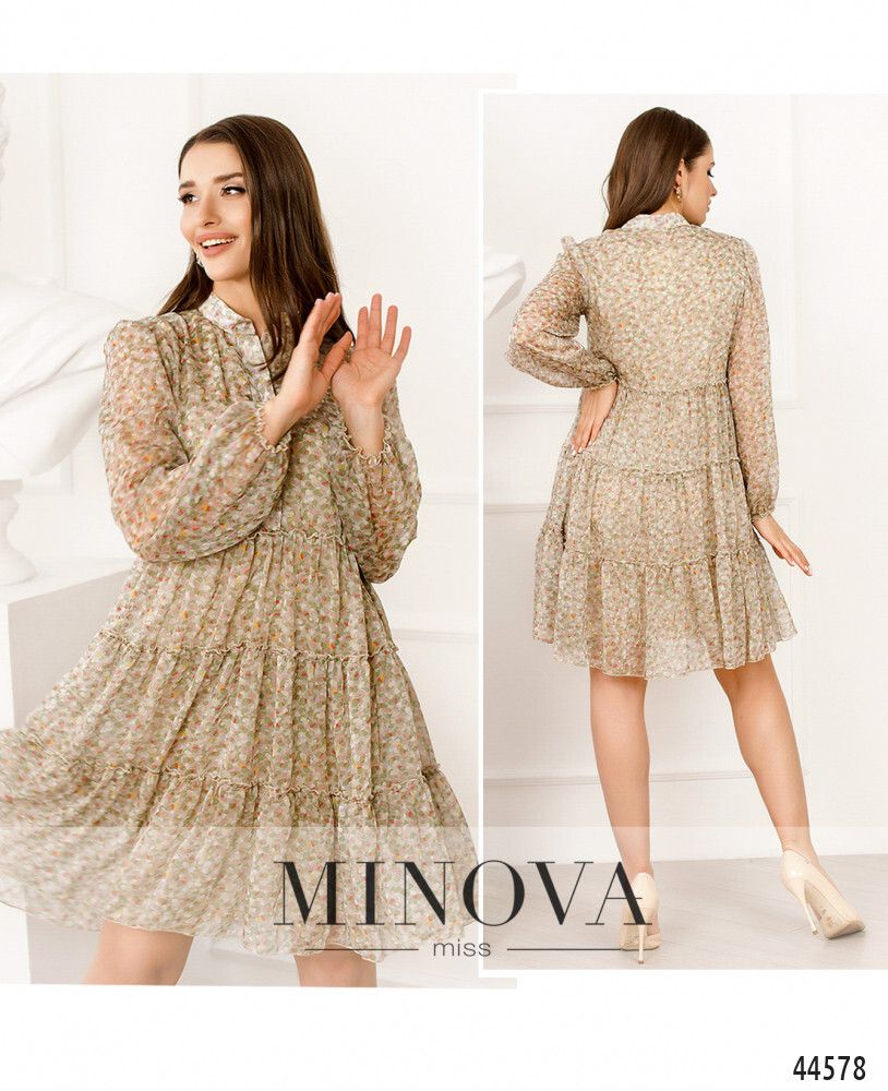 Платье 8635-каппучино Minova