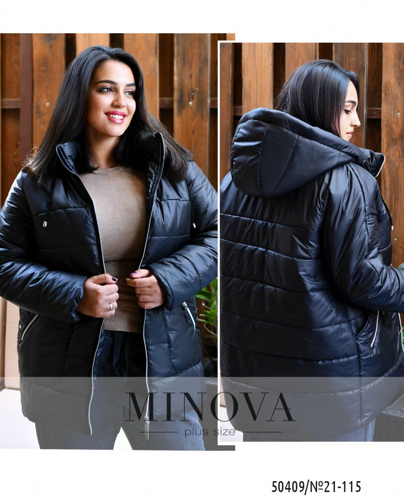 Куртка 21-115-черный Minova