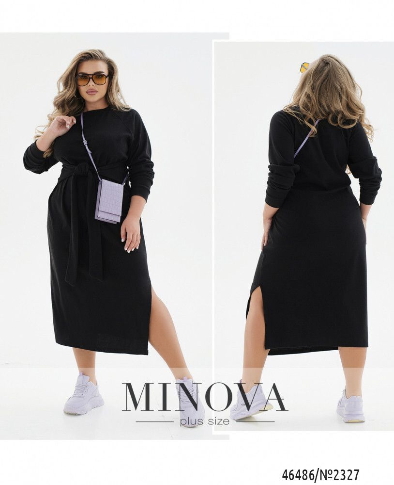 Платье 2327-черный Minova