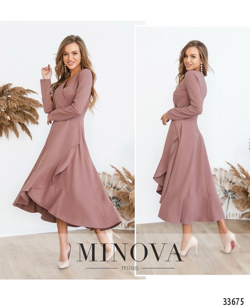 Платье 3121-фрезовый Minova
