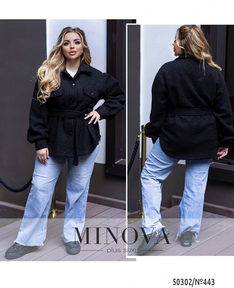 Куртка 443-черный Minova