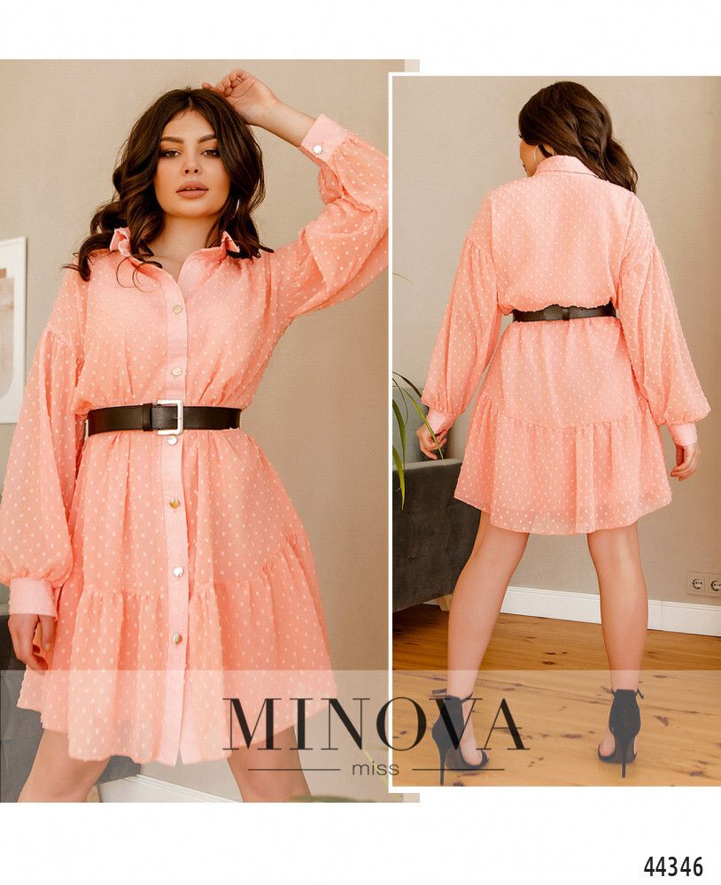 Платье 8634-персик Minova