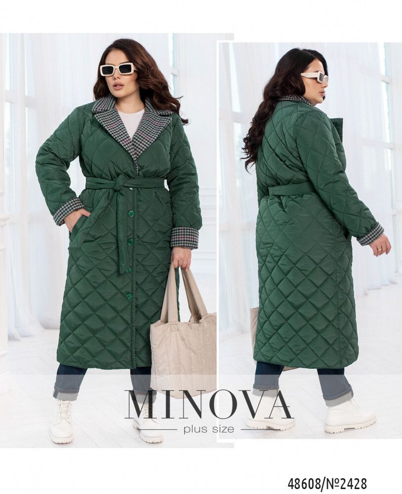 Куртка 2428-зеленый Minova